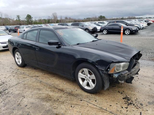 2C3CDXBG1CH112475 - 2012 DODGE CHARGER SE BLACK photo 4