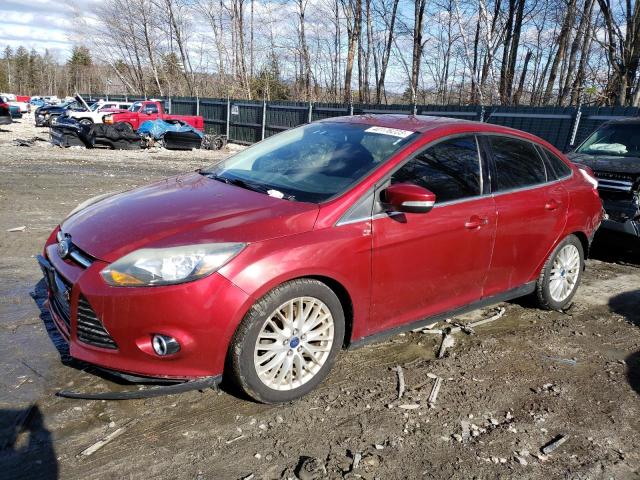 1FADP3J27EL438010 - 2014 FORD FOCUS TITANIUM RED photo 1