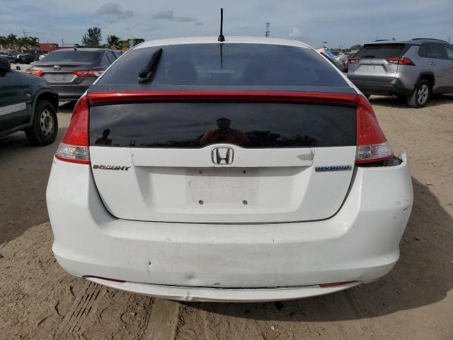 JHMZE2H35BS010869 - 2011 HONDA INSIGHT WHITE photo 6