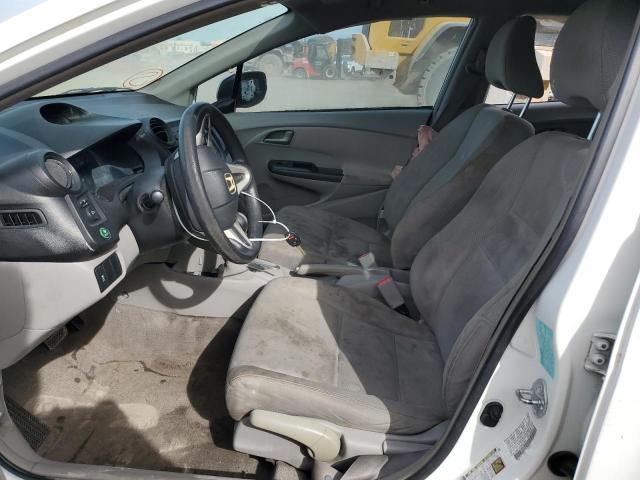 JHMZE2H35BS010869 - 2011 HONDA INSIGHT WHITE photo 7