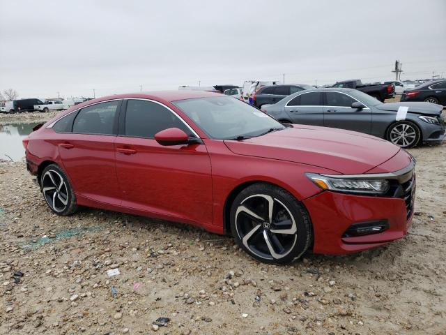 1HGCV1F34KA079550 - 2019 HONDA ACCORD SPORT RED photo 4