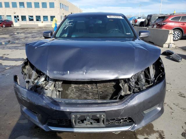 1HGCR3F84DA043386 - 2013 HONDA ACCORD EXL GRAY photo 5