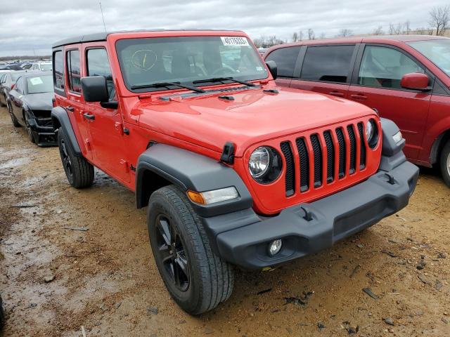 1C4HJXDNXLW205115 - 2020 JEEP WRANGLER U SPORT წითელი ფოტო 4
