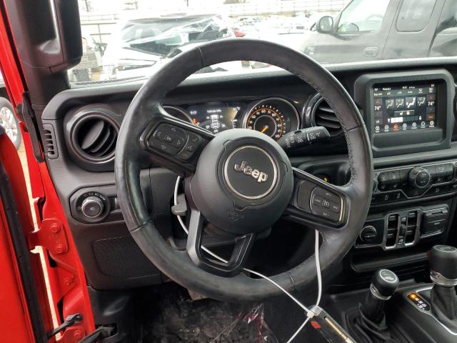 1C4HJXDNXLW205115 - 2020 JEEP WRANGLER U SPORT წითელი ფოტო 8