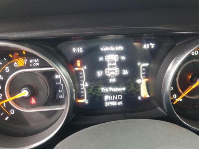 1C4HJXDNXLW205115 - 2020 JEEP WRANGLER U SPORT წითელი ფოტო 9