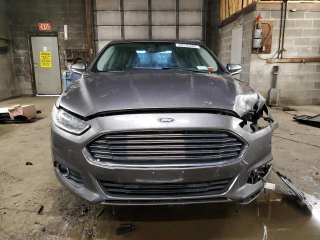 3FA6P0H92DR289970 - 2013 FORD FUSION SE GRAY photo 5