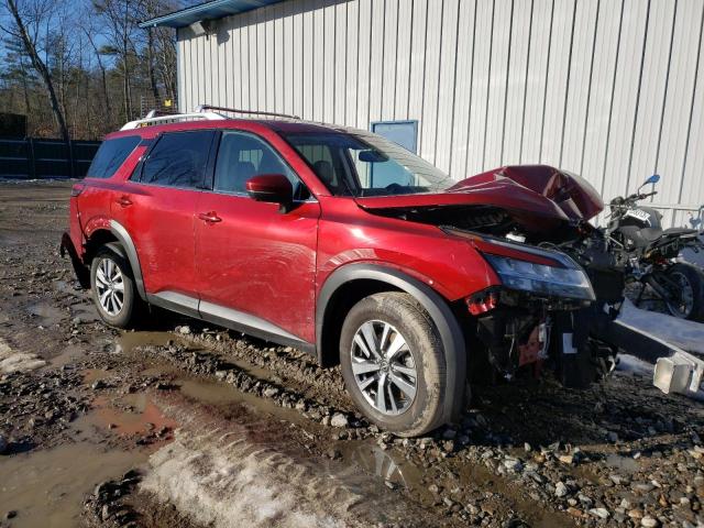 5N1DR3CCXNC270630 - 2022 NISSAN PATHFINDER SL RED photo 4