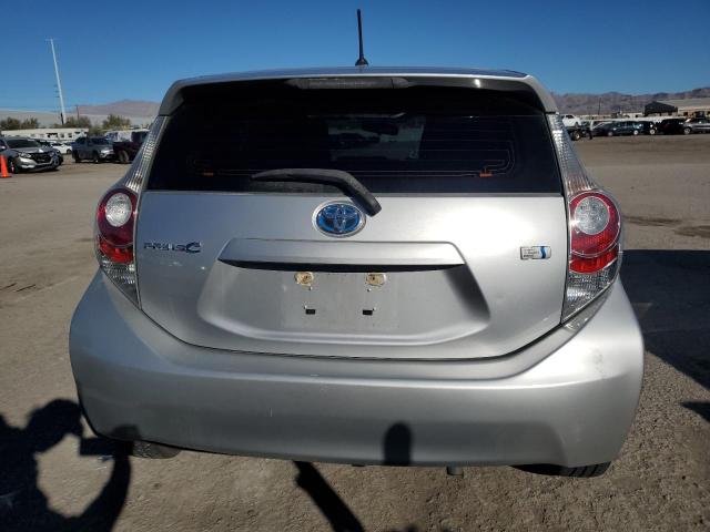 JTDKDTB37E1568141 - 2014 TOYOTA PRIUS C GRAY photo 6