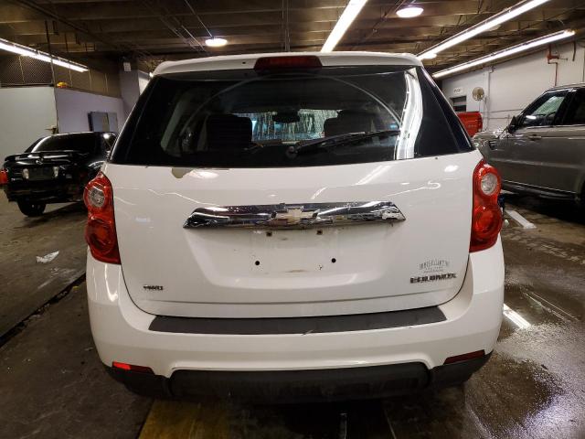 2GNFLCEK9C6334950 - 2012 CHEVROLET EQUINOX LS WHITE photo 6