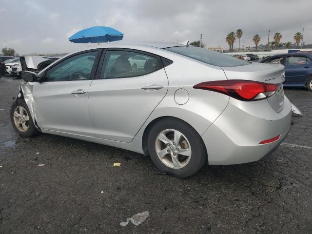 5NPDH4AE7FH643842 - 2015 HYUNDAI ELANTRA SE SILVER photo 2