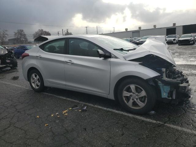 5NPDH4AE7FH643842 - 2015 HYUNDAI ELANTRA SE SILVER photo 4