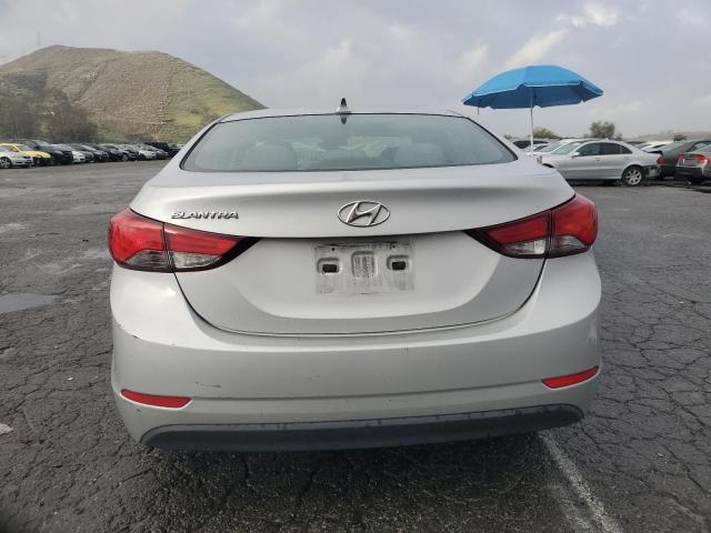 5NPDH4AE7FH643842 - 2015 HYUNDAI ELANTRA SE SILVER photo 6