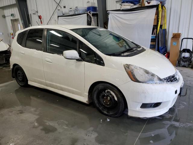 LUCGE8H77C3003959 - 2012 HONDA FIT SPORT WHITE photo 4