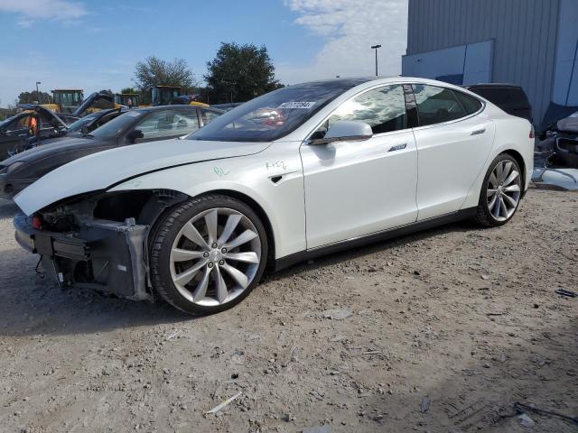 5YJSA1DP1CFS00023 - 2012 TESLA MODEL S თეთრი ფოტო 1
