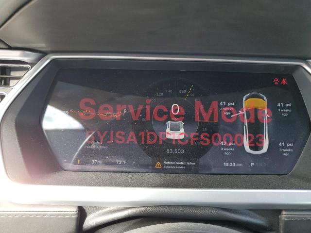 5YJSA1DP1CFS00023 - 2012 TESLA MODEL S თეთრი ფოტო 9