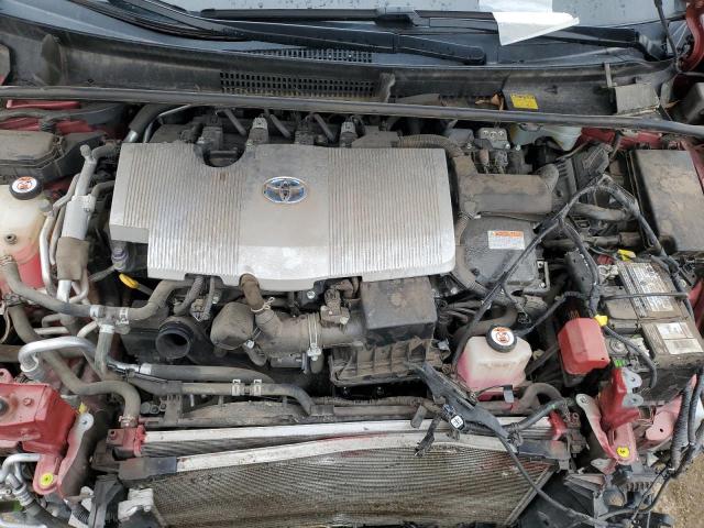 JTDKARFP7H3062083 - 2017 TOYOTA PRIUS PRIM ბურგუნდია ფოტო 11