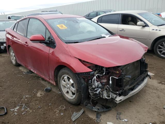 JTDKARFP7H3062083 - 2017 TOYOTA PRIUS PRIM ბურგუნდია ფოტო 4
