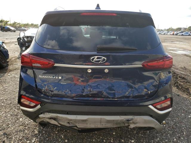 5NMS53AD8KH084665 - 2019 HYUNDAI SANTA FE LIMITED BLUE photo 6