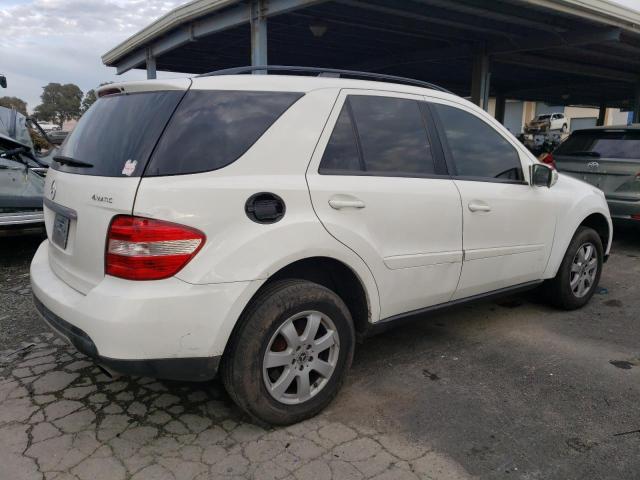 4JGBB86E67A217654 - 2007 MERCEDES-BENZ ML 350 WHITE photo 3