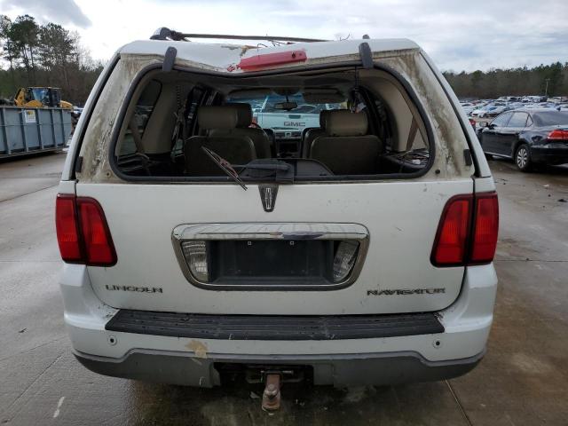 5LMFU28R13LJ45668 - 2003 LINCOLN NAVIGATOR WHITE photo 6