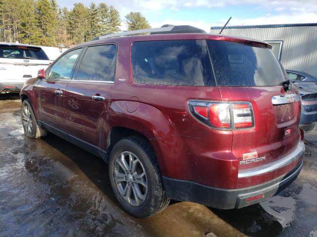 1GKKVRKD7FJ288492 - 2015 GMC ACADIA SLT-1 MAROON photo 2