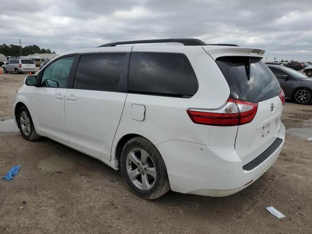 5TDKZ3DC3HS766494 - 2017 TOYOTA SIENNA LE WHITE photo 2