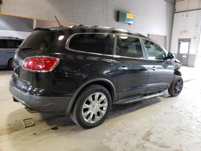 5GAKVCED1BJ224240 - 2011 BUICK ENCLAVE CXL BLACK photo 3