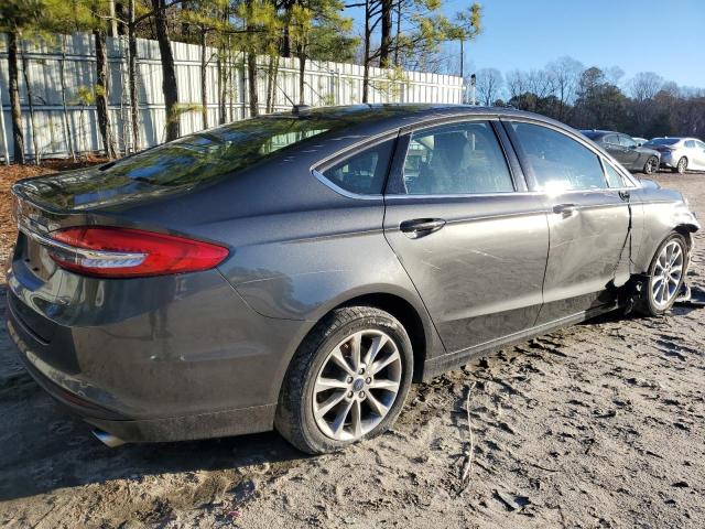 3FA6P0H70HR391269 - 2017 FORD FUSION SE CHARCOAL photo 3