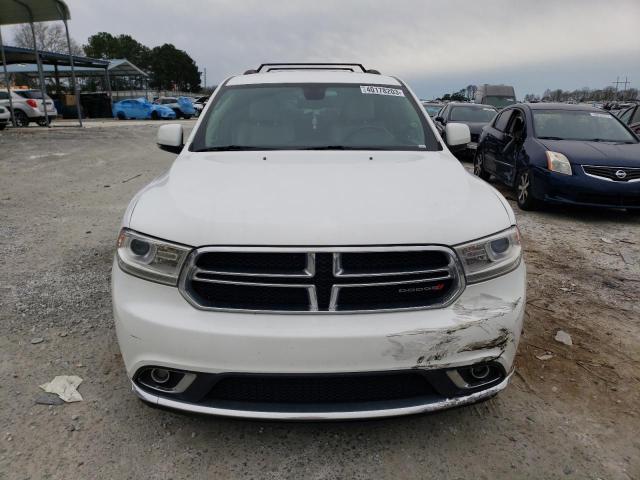 1C4RDHDG9EC530801 - 2014 DODGE DURANGO LIMITED WHITE photo 5