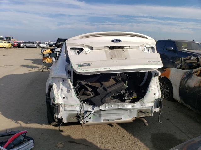 3FA6P0SU3KR177642 - 2019 FORD FUSION TITANIUM WHITE photo 6