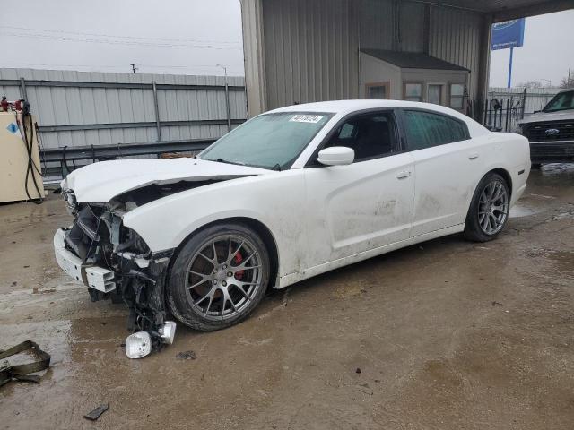 2C3CDXATXEH156203 - 2014 DODGE CHARGER POLICE WHITE photo 1