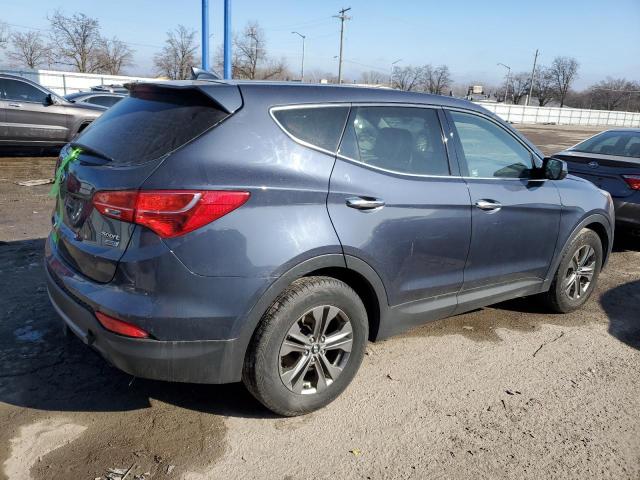 5XYZTDLB9FG233817 - 2015 HYUNDAI SANTA FE S GRAY photo 3