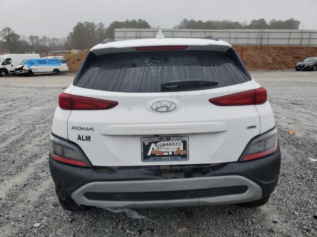 KM8K6CAB5PU055650 - 2023 HYUNDAI KONA SEL WHITE photo 6