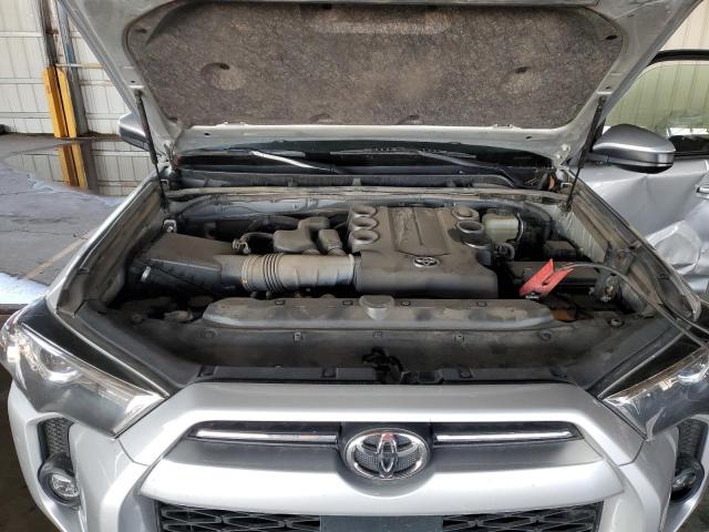 JTEMU5JR0N5994395 - 2022 TOYOTA 4RUNNER SR5/SR5 PREMIUM ვერცხლისფერი ფოტო 12