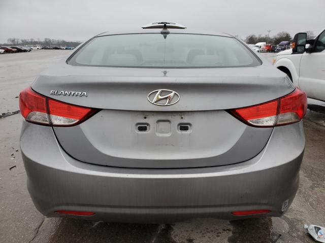 KMHDH4AE6CU440583 - 2012 HYUNDAI ELANTRA GLS SILVER photo 6