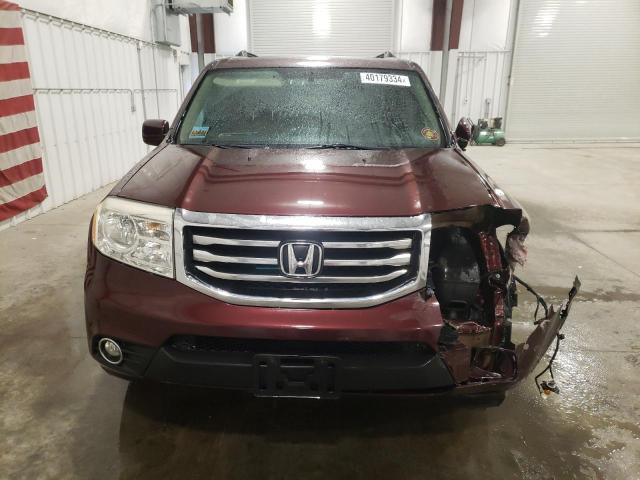 5FNYF4H97DB068153 - 2013 HONDA PILOT TOURING MAROON photo 5