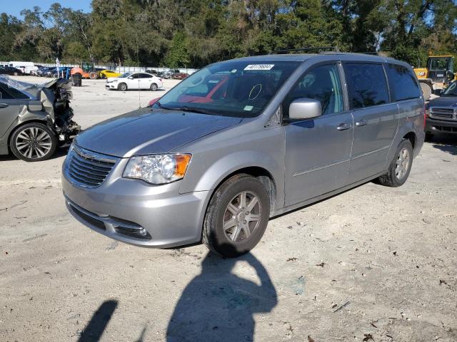 2C4RC1BG5DR638111 - 2013 CHRYSLER TOWN & COU TOURING SILVER photo 1