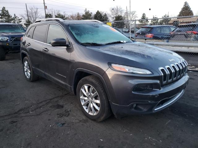 1C4PJMDS2HW649001 - 2017 JEEP CHEROKEE LIMITED GRAY photo 4