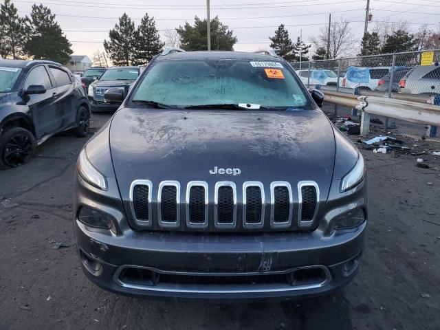 1C4PJMDS2HW649001 - 2017 JEEP CHEROKEE LIMITED GRAY photo 5