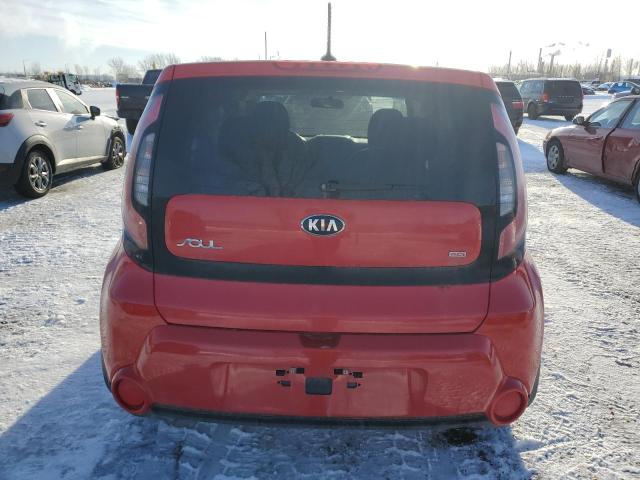 KNDJN2A26F7779406 - 2015 KIA SOUL RED photo 6