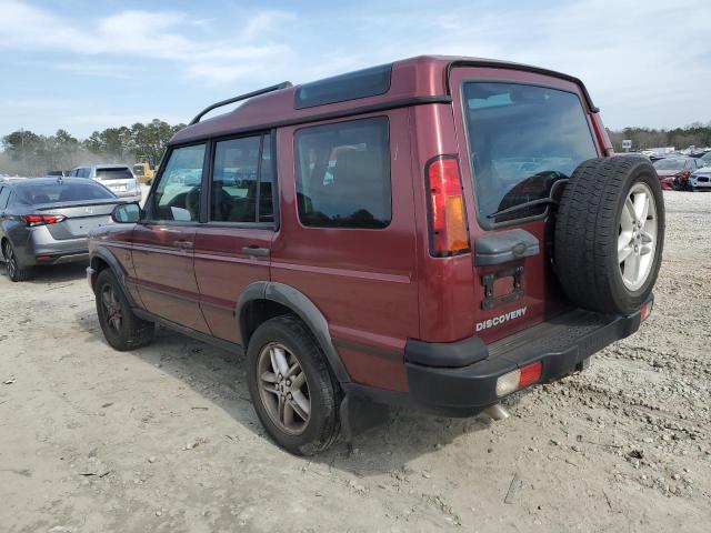 SALTY164X3A782028 - 2003 LAND ROVER DISCOVERY SE BURGUNDY photo 2