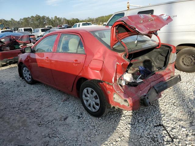 1NXBU4EEXAZ270772 - 2010 TOYOTA COROLLA BASE BURGUNDY photo 2