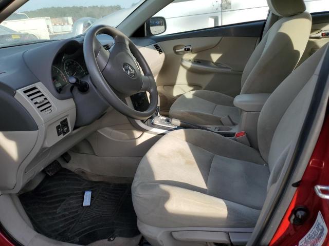 1NXBU4EEXAZ270772 - 2010 TOYOTA COROLLA BASE BURGUNDY photo 7