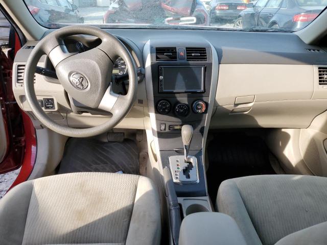 1NXBU4EEXAZ270772 - 2010 TOYOTA COROLLA BASE BURGUNDY photo 8