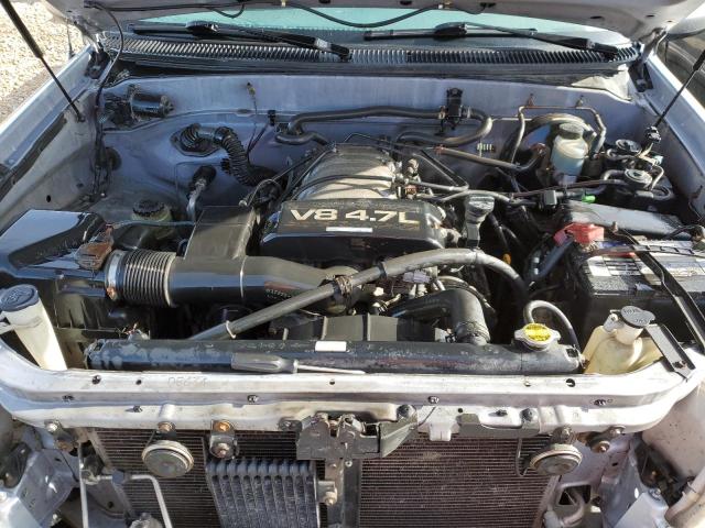 5TBBT4417YS021603 - 2000 TOYOTA TUNDRA ACCESS CAB ვერცხლისფერი ფოტო 11