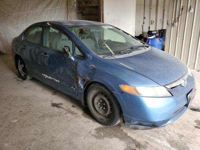 1HGFA16537L115962 - 2007 HONDA CIVIC LX BLUE photo 4