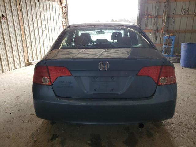 1HGFA16537L115962 - 2007 HONDA CIVIC LX BLUE photo 6