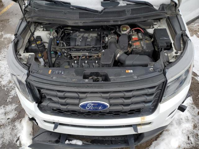 1FM5K8ARXJGC95415 - 2018 FORD EXPLORER POLICE INTERCEPTOR أبيض صورة 12