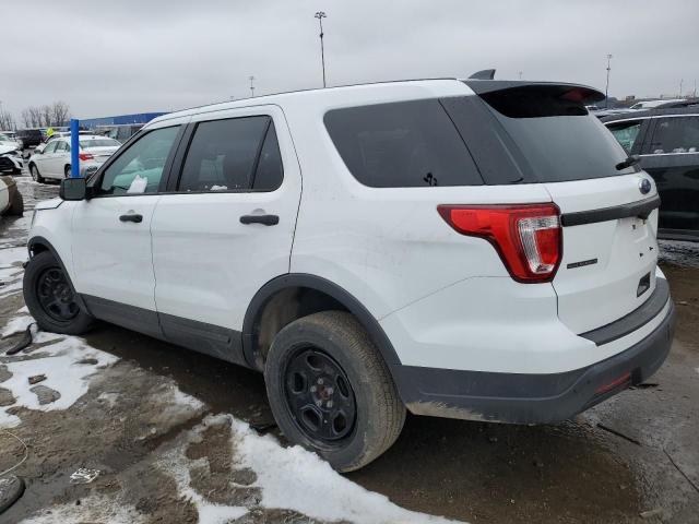 1FM5K8ARXJGC95415 - 2018 FORD EXPLORER POLICE INTERCEPTOR WHITE photo 2