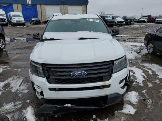 1FM5K8ARXJGC95415 - 2018 FORD EXPLORER POLICE INTERCEPTOR أبيض صورة 5
